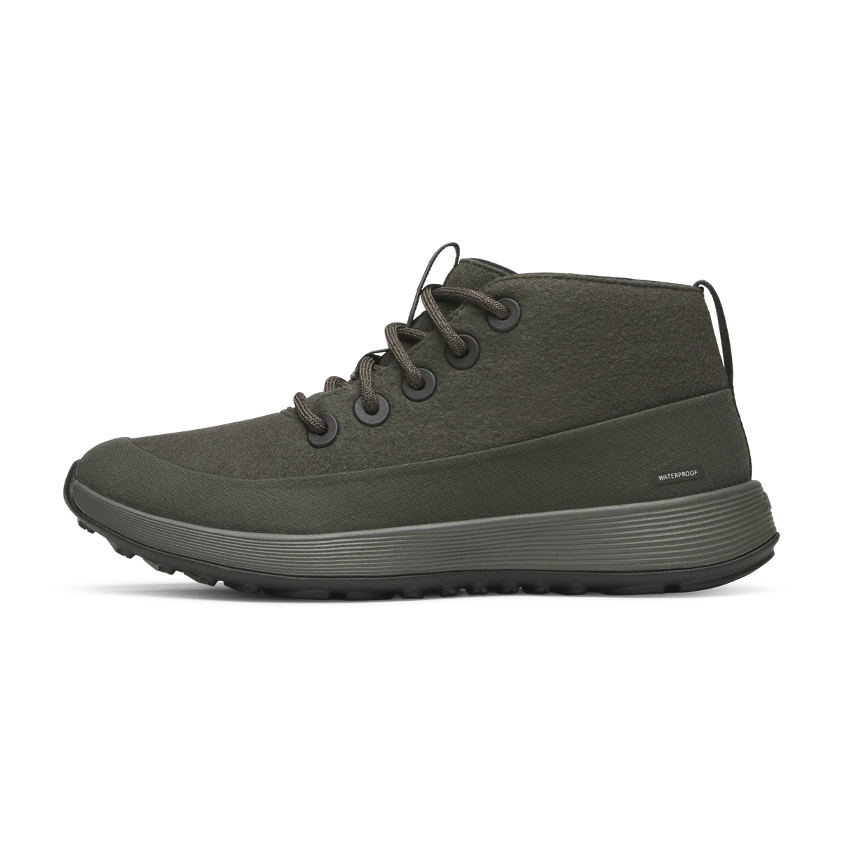 Allbirds M Wool Runner NZ Mid Waterproof Freizeitschuhe in GRÜN