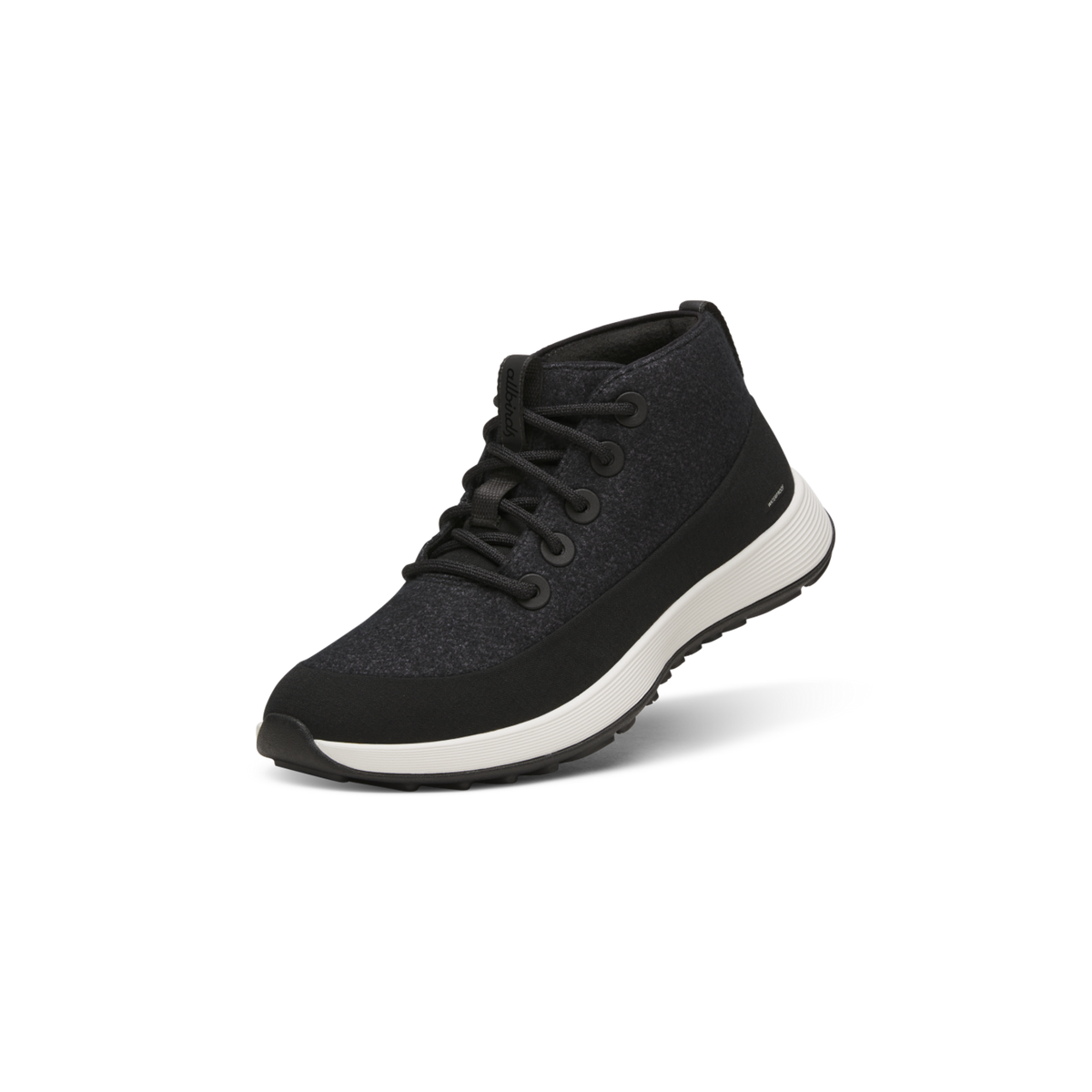 Allbirds W Wool Runner NZ Mid Waterproof Freizeitschuhe in SCHWARZ